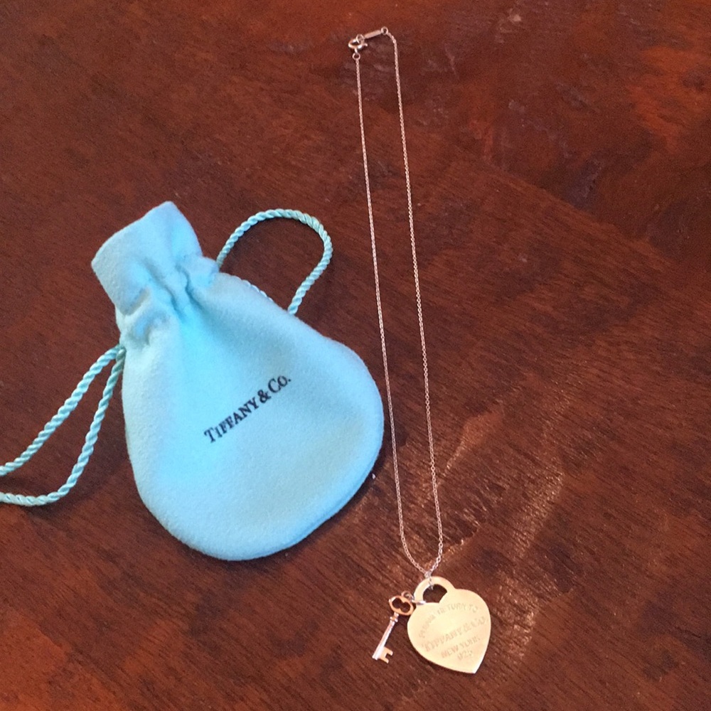 Authentic Tiffany & Co. Silver heart Necklace